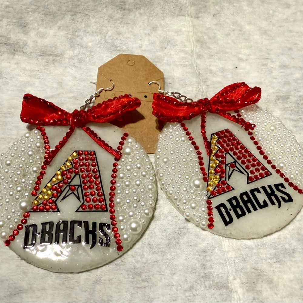Arizona Diamondbacks Rhinestone Earrings